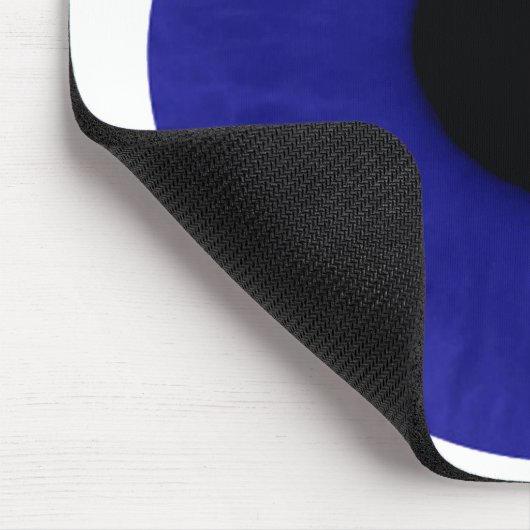 Tiefe blaue Augapfel-Mausunterlage Mousepad (Ecke)