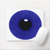 Tiefe blaue Augapfel-Mausunterlage Mousepad (Mit Mouse)