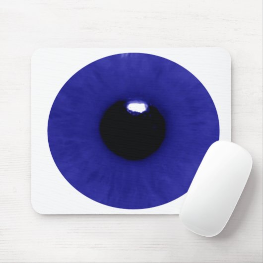 Tiefe blaue Augapfel-Mausunterlage Mousepad (Mit Mouse)