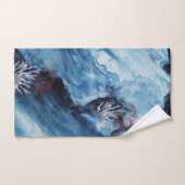 Tiefe blaue Tiefen des Meeres Badhandtuch Set (Handtuch)