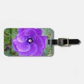 tiefe Blume des Lila Hibiskus, Gepäckanhänger (Vorderseite horizontal)