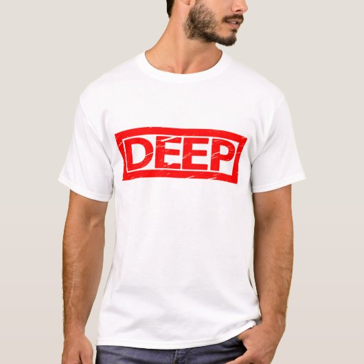 Tiefe Briefmarke T-Shirt (Vorderseite)