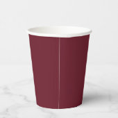 Tiefe Cranberry-Papierbecher Pappbecher (Rechts)