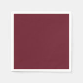Tiefe Cranberry-Servietten Serviette (Vorderseite)