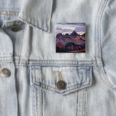 Tiefe Dämmerung, Pyrenäen, c.1912-13 (Öl auf Button (Beispiel)