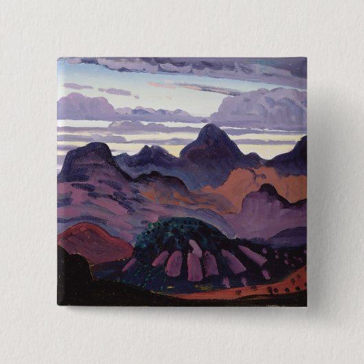 Tiefe Dämmerung, Pyrenäen, c.1912-13 (Öl auf Button (Vorderseite)