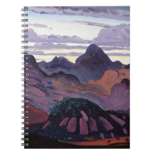 Tiefe Dämmerung, Pyrenäen, c.1912-13 (Öl auf Notizblock