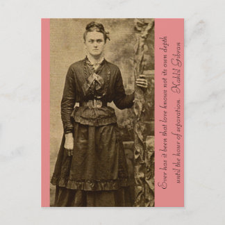 Tiefe der Liebe in der Stunde der Trennung Postkarte