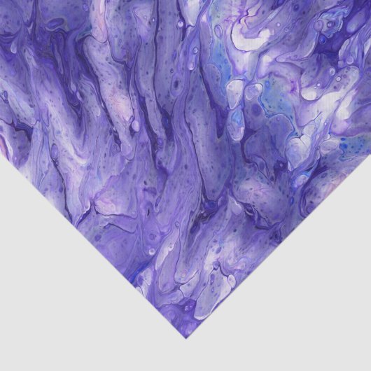 Tiefe der Lila Galaxie-Acrylflüssigkeit Seidenpapier (Ausschnitt)