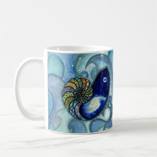 Tiefe des Geistes Kaffeetasse (Links)