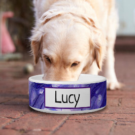 Tiefe des Lila Galaxy-Acryls Pour Pet Napf