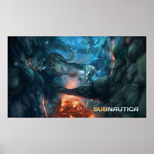Tiefe des Unternautischen Meeres Poster (Vorne)