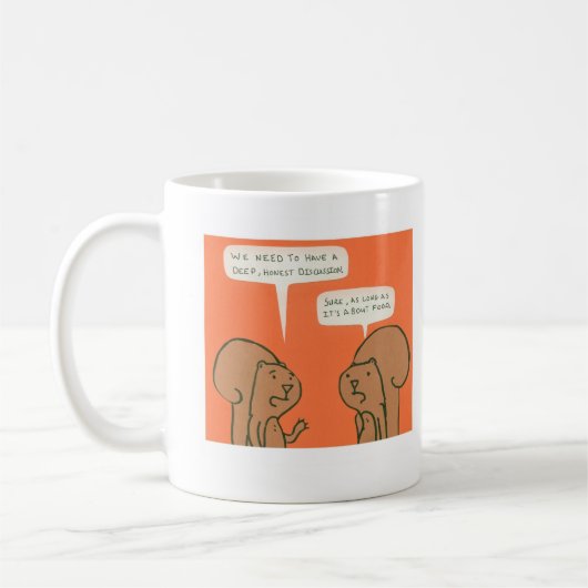 Tiefe ehrliche Verbrechen gegen Hughs Manatis Kaffeetasse (Links)