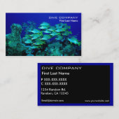 Tiefe FischtauchfirmenVisitenkarten Visitenkarte (Vorne/Hinten)