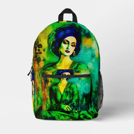 Tiefe Gedanken Bedruckter Rucksack (Vorderseite)