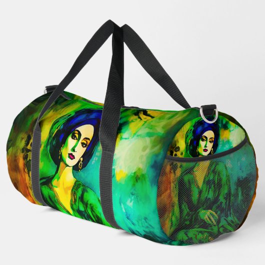 Tiefe Gedanken Duffle Bag (Rechte Ecke)