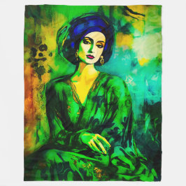 Tiefe Gedanken Fleecedecke