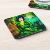 Tiefe Gedanken Getränkeuntersetzer (Linke Seite)