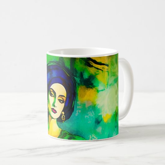 Tiefe Gedanken Kaffeetasse (VorderseiteRechts)