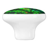 Tiefe Gedanken Keramikknauf (Seitenansicht)