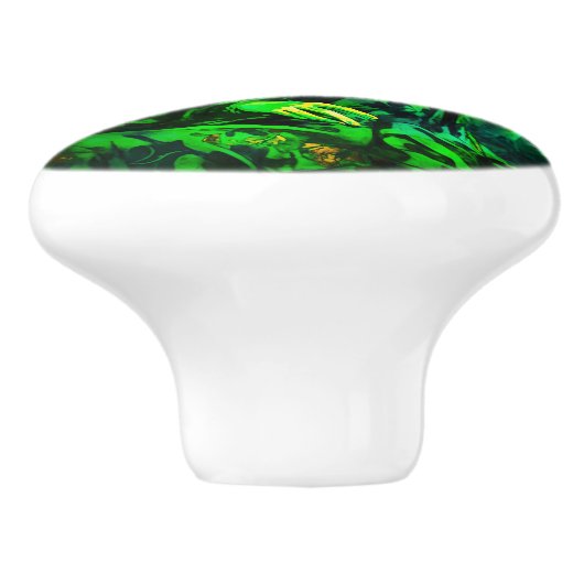 Tiefe Gedanken Keramikknauf (Seitenansicht)