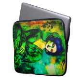 Tiefe Gedanken Laptopschutzhülle (Vorderseite Links)