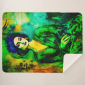 Tiefe Gedanken Sherpadecke (Vorderseite (Horizontal))