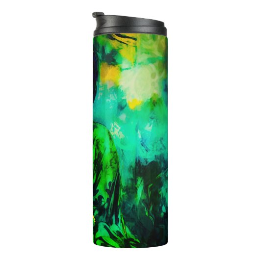 Tiefe Gedanken Thermosbecher (Nach rechts gedreht)