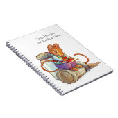 Tiefe Gedanken-Verfasser-Mäusegeschicktes Notizblock (Rechte Seite)