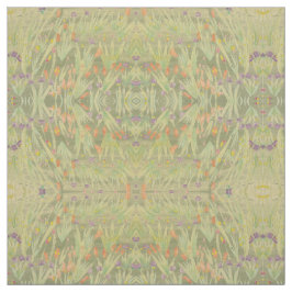 Tiefe grüne, rostfreie Orange und Lila Stoff