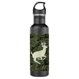 Tiefe Holz-Digital-Tarnungs-Camouflage-Rotwild Edelstahlflasche