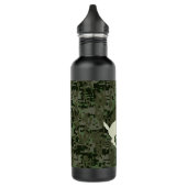 Tiefe Holz-Digital-Tarnungs-Camouflage-Rotwild Edelstahlflasche (Links)