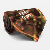 Tiefe Holz-Tarnung behalten Ruhe Ihr Text! Krawatte (Gerollt)