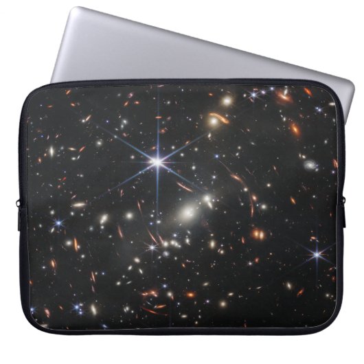 Tiefe Infrarotbild des Universums | JWST Laptopschutzhülle (Vorderseite)