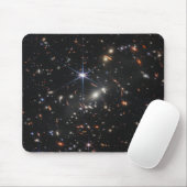 Tiefe Infrarotbild des Universums | JWST Mousepad (Mit Mouse)