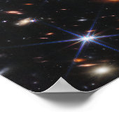 Tiefe Infrarotbild des Universums | JWST Poster (Ecke)