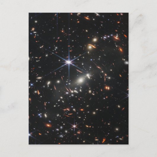 Tiefe Infrarotbild des Universums | JWST Postkarte (Vorderseite)