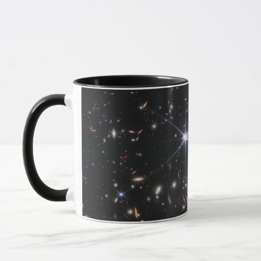 Tiefe Infrarotbild des Universums | JWST Tasse (Links)