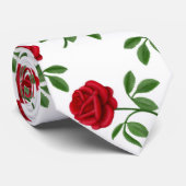 Tiefe karminrote Rosen-Krawatte Krawatte (Gerollt)