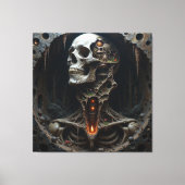 Tiefe Leinwanddruck (Vorderseite)