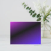 Tiefe Lila Kunst Postkarte (Stehend Vorderseite)