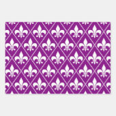 Tiefe Lila Lilie Geschenkpapier Set (Vorderseite 2)