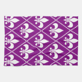 Tiefe Lila Lilie Küchentuch (Horizontal)