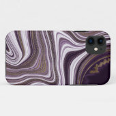 TIEFE LILA RADIERELEGANZ IPHONE-FALL Case-Mate iPhone HÜLLE (Rückseite (Horizontal))