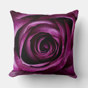 Tiefe Lila Rose Kissen
