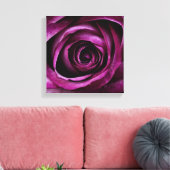 Tiefe Lila Rose Leinwanddruck (Insitu (Wohnzimmer))