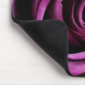 Tiefe Lila Rose Mousepad (Ecke)