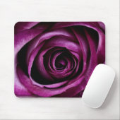 Tiefe Lila Rose Mousepad (Mit Mouse)