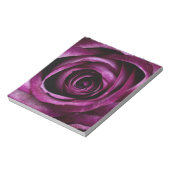 Tiefe Lila Rose Notizblock (Rotiert)