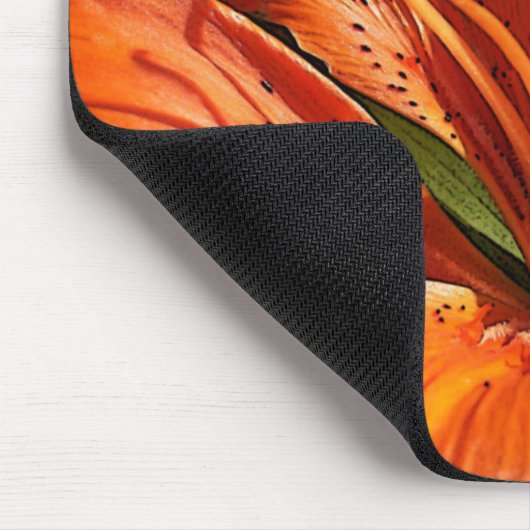 Tiefe Orange Mousepad (Ecke)